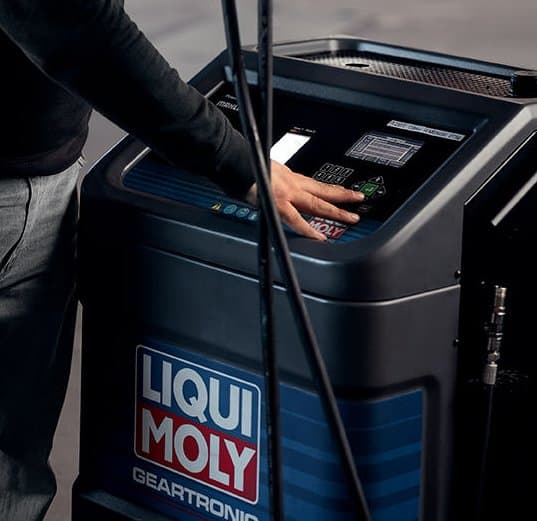 Bedienfeld des Liqui Moly Geartronic Spülgeräts